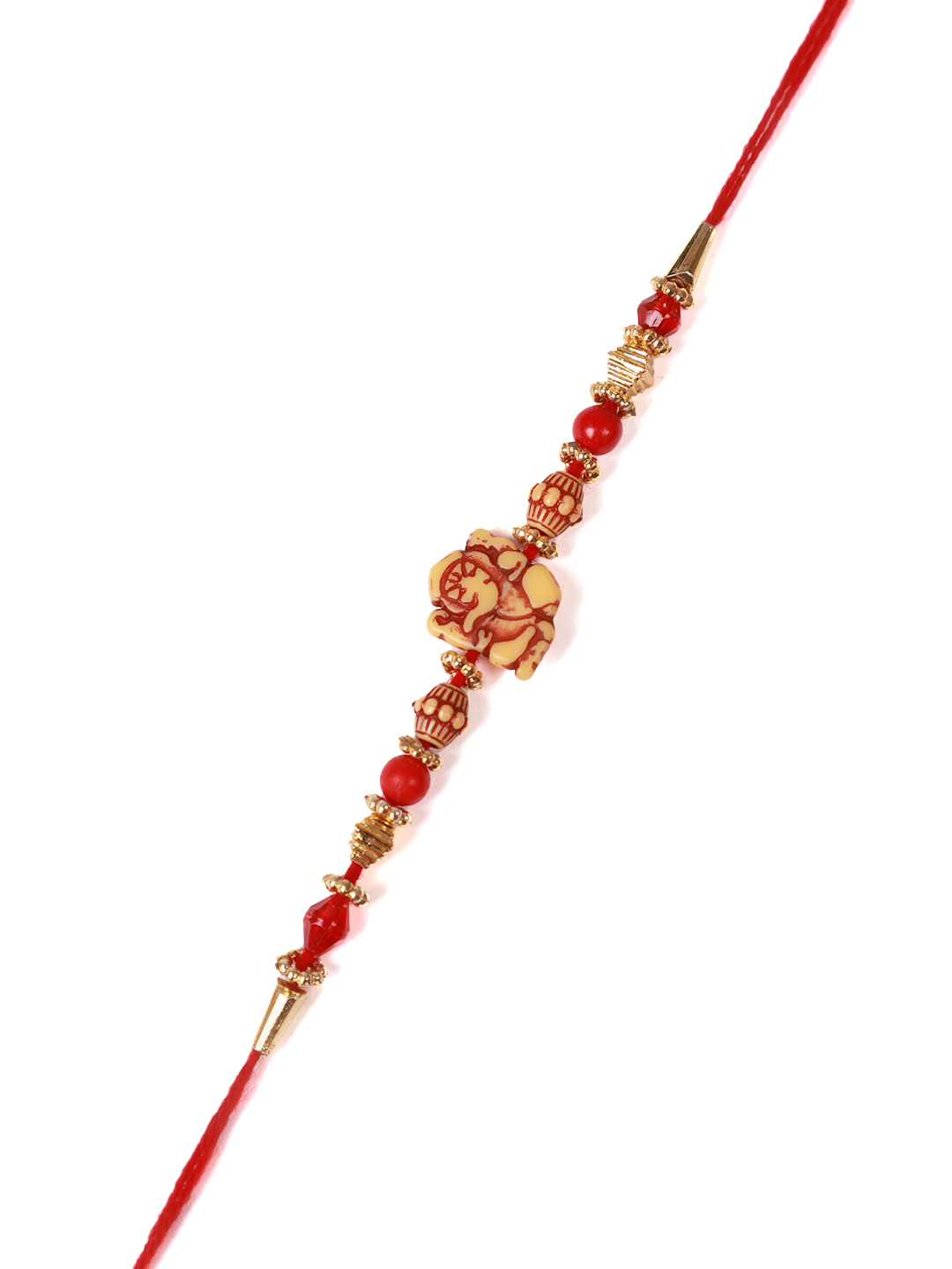 YouBella Designer Bracelet Rakhi and Greeting Card Combo Set for Brother Raksha Bandhan Gift for Brother (Style 3)